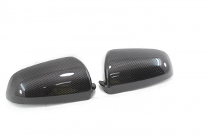 Audi A4 Mirror Caps - Carbon Fiber - '06-'08